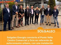 SOLGALEO convierte el Centro Comercial Ponte Vella en referente de autoconsumo urbano, con una instalación fotovoltaica de 58,3 kilovatios pico.